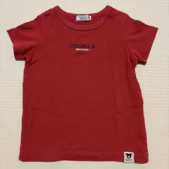 DOUBLE.B MIKI HOUSE Tシャツ レッド 80のサムネイル