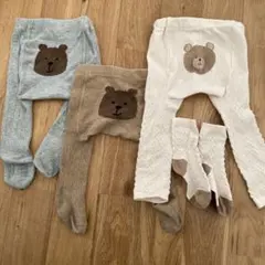 baby CAP クマさん　タイツ