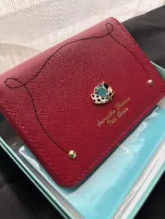 サマンサタバサ 赤 パスケース