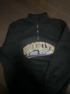 SHEIN ブラック ハーフジップ スウェット L