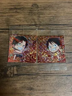 ワンピース　シール　ウエハース　log 2 SGR ルフィ　エース　セット