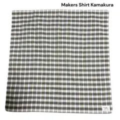 美品 Makers Shirt 鎌倉ハンカチ グレーチェックのサムネイル