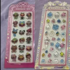 アクリルシール しずくちゃん　モンチッチ セット ボンボンドロップ