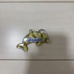 ハワイ イルカ キーホルダー パイナップル柄