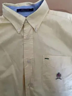 TOMMY HILFIGER シャツ　カラーシャツ　イエローシャツ　古着　シャツ