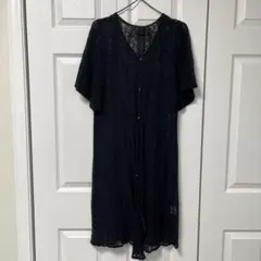 【INGNI】レース編み ロングカーディガン