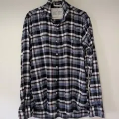 無印良品　チェック柄シャツ Lサイズ　メンズ
