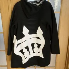 RODEO CROWNSグラフィックパーカー ストライプ裏地