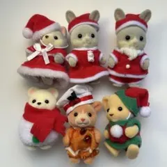 シルバニアファミリー　赤ちゃん　クリスマス 6体セット
