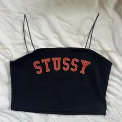 STUSSY ブラック タンクトップのサムネイル
