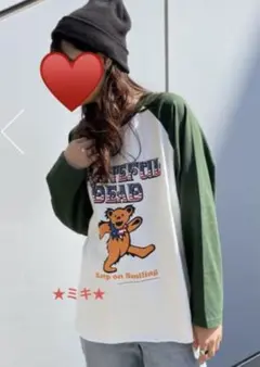 RODEO CROWNS GRATEFUL DEAD ラグラントップス（緑）のサムネイル