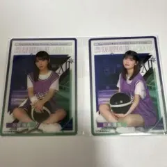 乃木坂46 乃木坂mobile のぎBOX モバカ 岩本蓮加 与田祐希 2枚