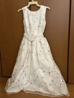 RerCu 花柄刺繍ドレス 140 - メルカリ