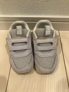 new balance ニューバランス　13cm スニーカー　パープル×オレンジ