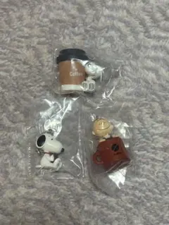 PEANUTS コーヒースタンドスタイルフィギュアマスコット3 スヌーピー