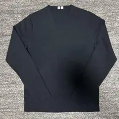 ユニクロユー Ｖネックニット ネイビー S 美品　希少 初期タグ