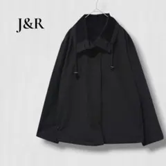 ..J&R ナイロンジャケット 黒 ブラック　男女着用可　アウター　アウトドアのサムネイル