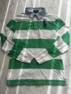 ラルフローレン　ポロシャツ　長袖　ボーダー　 ラガーシャツ　ロンT Tシャツ