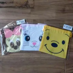 ディズニー巾着袋　3点