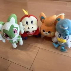 ポケモンセンターオリジナル ぬいぐるみ ニャオハ ホゲータ クワッス　パモット