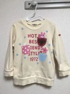 ミキハウス HOT BISCUITS トレーナー 100