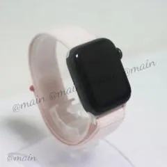 アップルウォッチ 38/40/41mm スポーツループ バンド ライトピンク