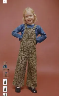 新品未使用 ZARAkids コーデュロイ オーバーオール アニマル 116cm