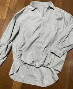 レディース長袖シャツ リボン付き