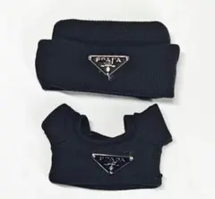 ラスト1点 ラブブに！ニット帽＆セーター 2点SET 黒