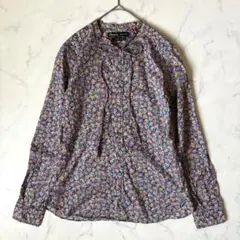 BEAMS BOY LIBERTY 日本製 リボン ブラウス　花柄 リバティ
