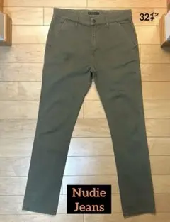 Nudie Jeans co【N913】 ストレッチ入り カラーパンツ［32㌅］のサムネイル