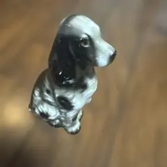 サービス品　犬のフィギュア　陶磁器の置物　メイドインジャパン　少し傷あり格安のサムネイル