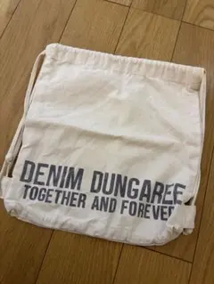 DENIM DUNGAREE ドローストリングバッグ　ナップサックのサムネイル