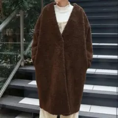 TODAYFUL Boa Long Coat ボアロングコート