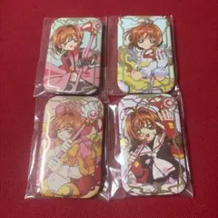 カードキャプターさくら　スクエア缶バッジセット
