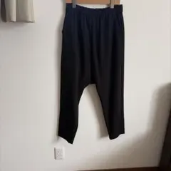 zuccaブラック サルエルパンツ ウエストゴム