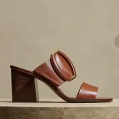 BANANA REPUBLIC Ravello レザー ミッドヒール サンダルのサムネイル