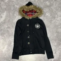 ヒステリックグラマー Hooded Fur ジャケット サイズフリー 短丈