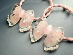 キッズヘアゴム レジンヘアゴム ヘアゴム リボンヘアゴム ハンドメイドヘアゴム