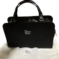 s*a様 Dior Beauty ハンドバッグ バニティバッグ ブラック ロゴ入のサムネイル
