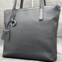 未使用級 フジタカ エキストラソフト トートバッグ シボ革 A4 肩掛け 黒