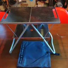 □廃盤レア□ snow peak スノーピーク ウッド 二つ折 ラウンドテーブル