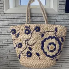 希少！COACH 68610 ラフィアトートバッグ フラワー 花柄 希少！COACH 68610 ラフィアトートバッグ フラワー 花柄 - メルカリ