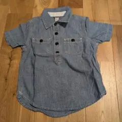 デニム 半袖シャツ 100cm 4歳
