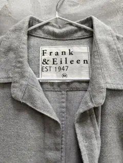 Frank & Eileen グレー ボタンアップシャツ XS ネル素材