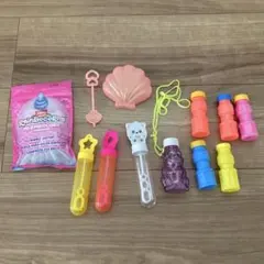 シャボン玉セット まとめ売り バブルスティック シャボン玉液付き 水遊び 外遊びのサムネイル