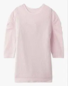 CELFORD 透かし編みニットプル ピンク トップス