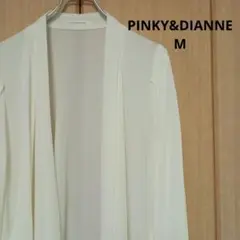 【PINKY&DIANNE】フレアースリットスリーブカーディガン ホワイト/M