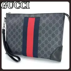 GUCCI GGスプリーム シェリーライン クラッチバッグ セカンドバッグ