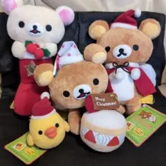 リラックマ＆コリラックマ＆キイロイトリ クリスマスぬいぐるみセット2011 2026年最新】リラックマ＆コリラックマ＆キイロイトリ クリスマス